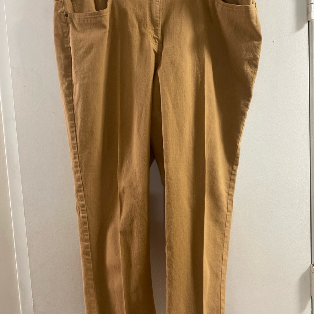 Ruby Rd. Women's Tan Straight Leg‎ Jeans